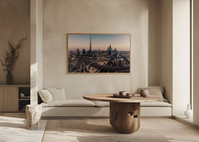 Dubai Skyline Panorama Poster