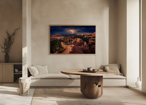 Lightning over Bryce Canyon Poster