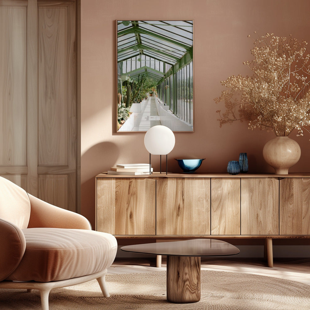 Botanical garden of Paris Poster