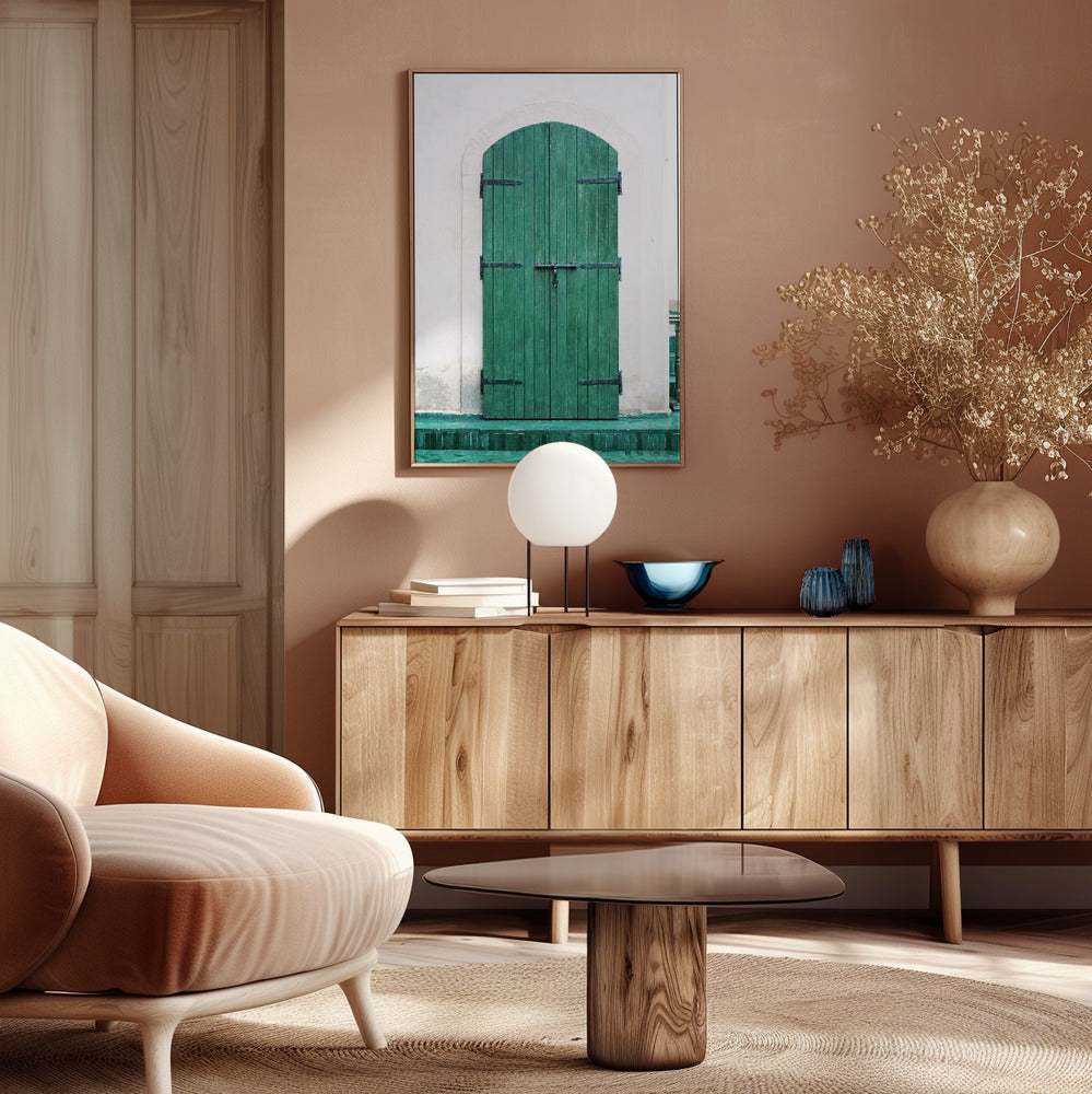 Marrakesh Green Door Poster