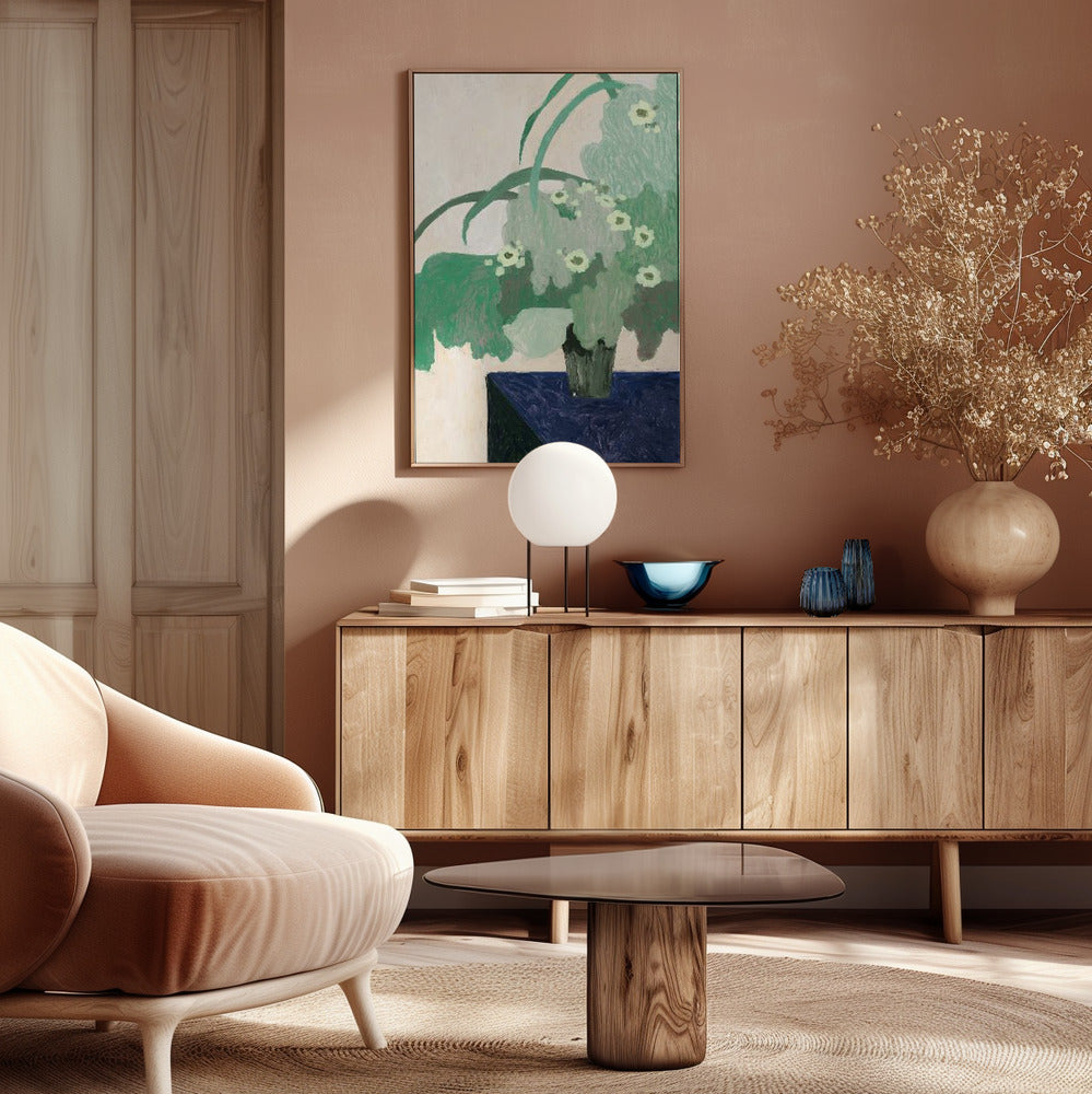 Flower Market. Lisbon Poster