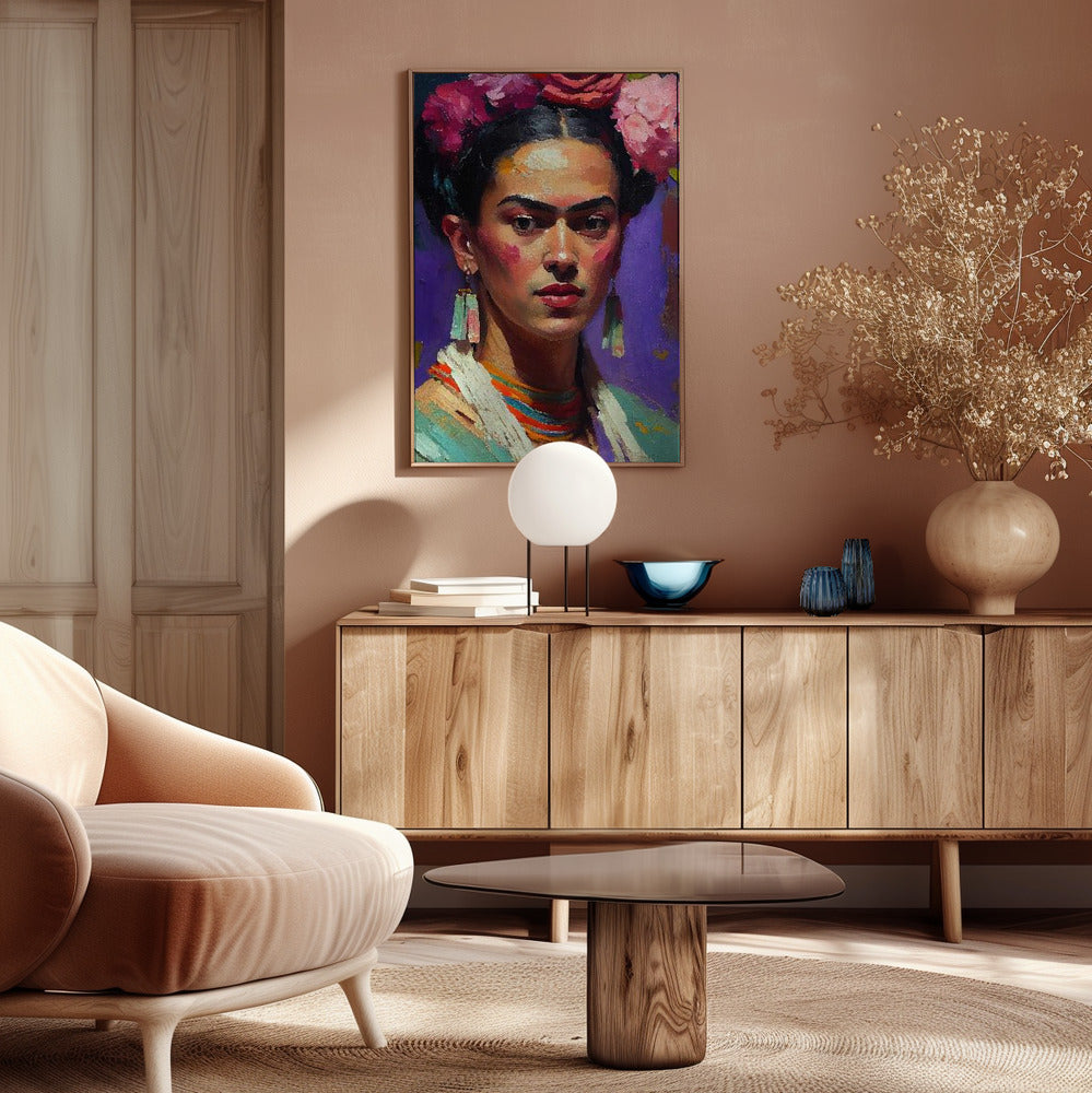 Portrait Of Frida Poster