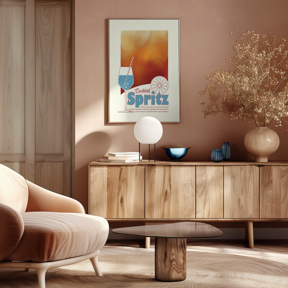 Aperol Spritz print Poster