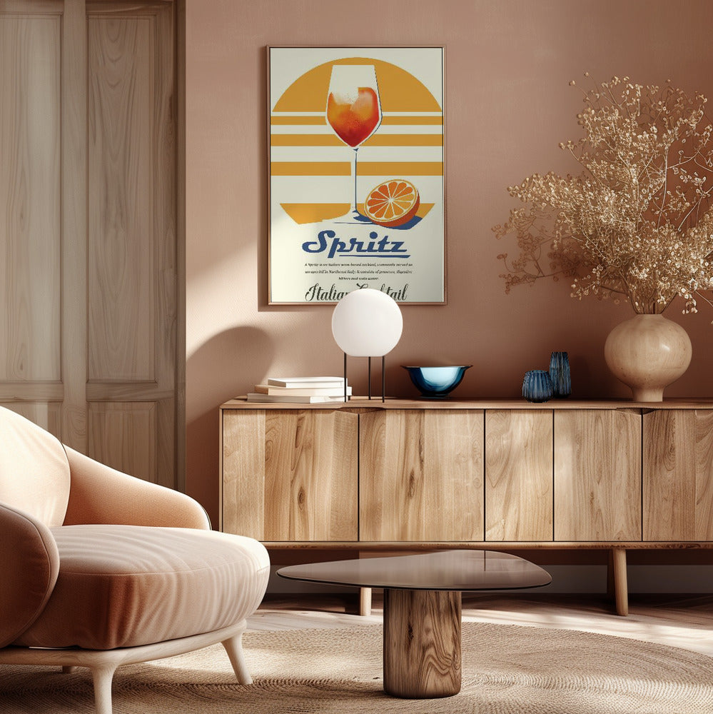 Spritz summer print Poster