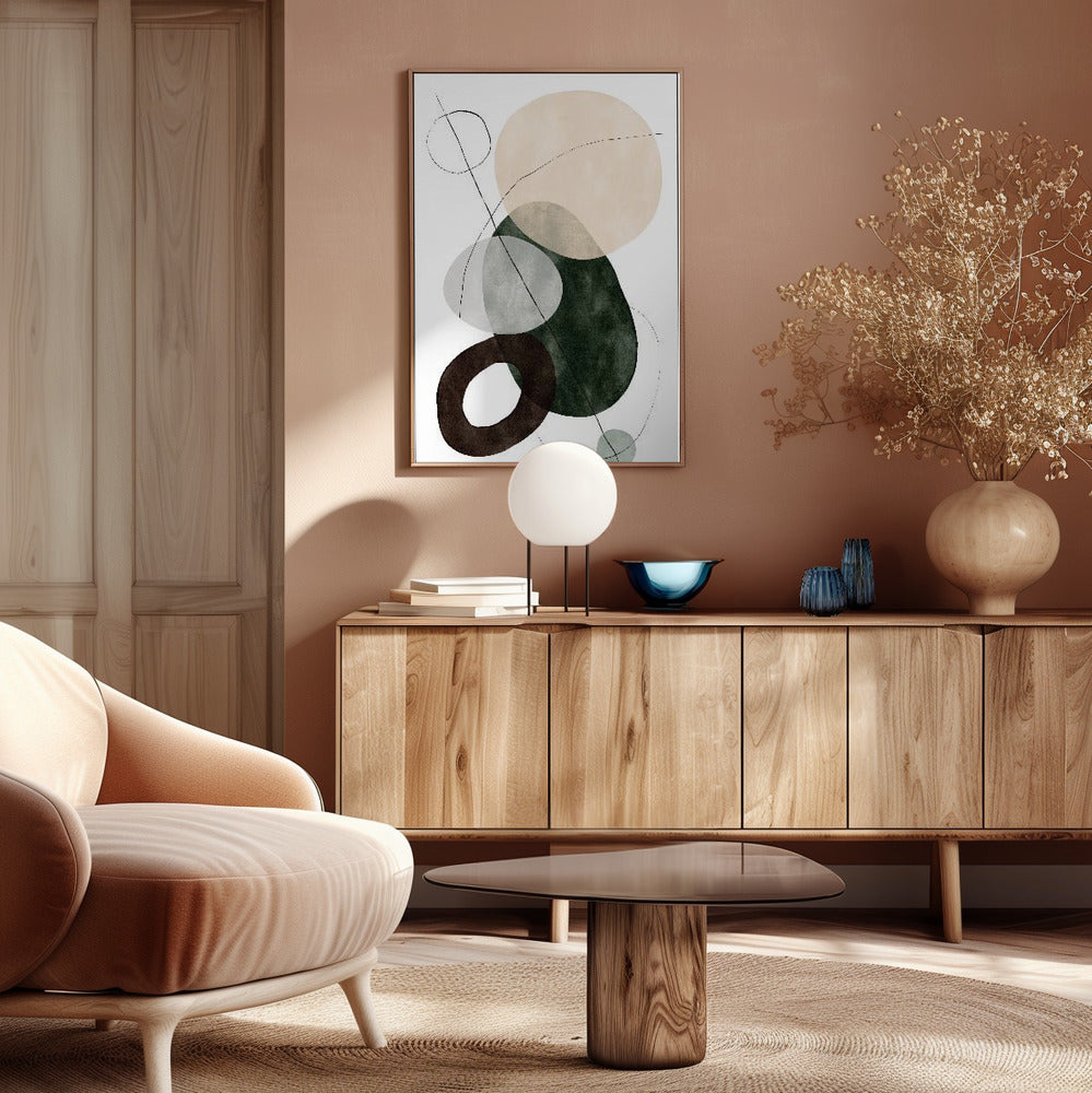 Playing Shapes No  4 Poster