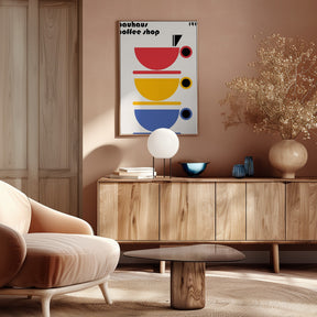 Bauhaus Coffee Minimalist Poster