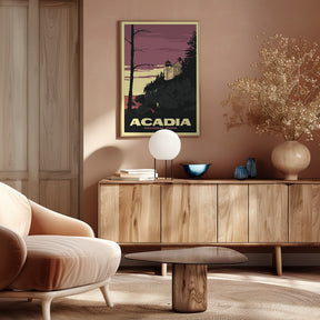 Acadia National Park Travel Print Poster