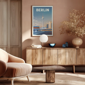 Berlin Cityscape Travel Print Poster