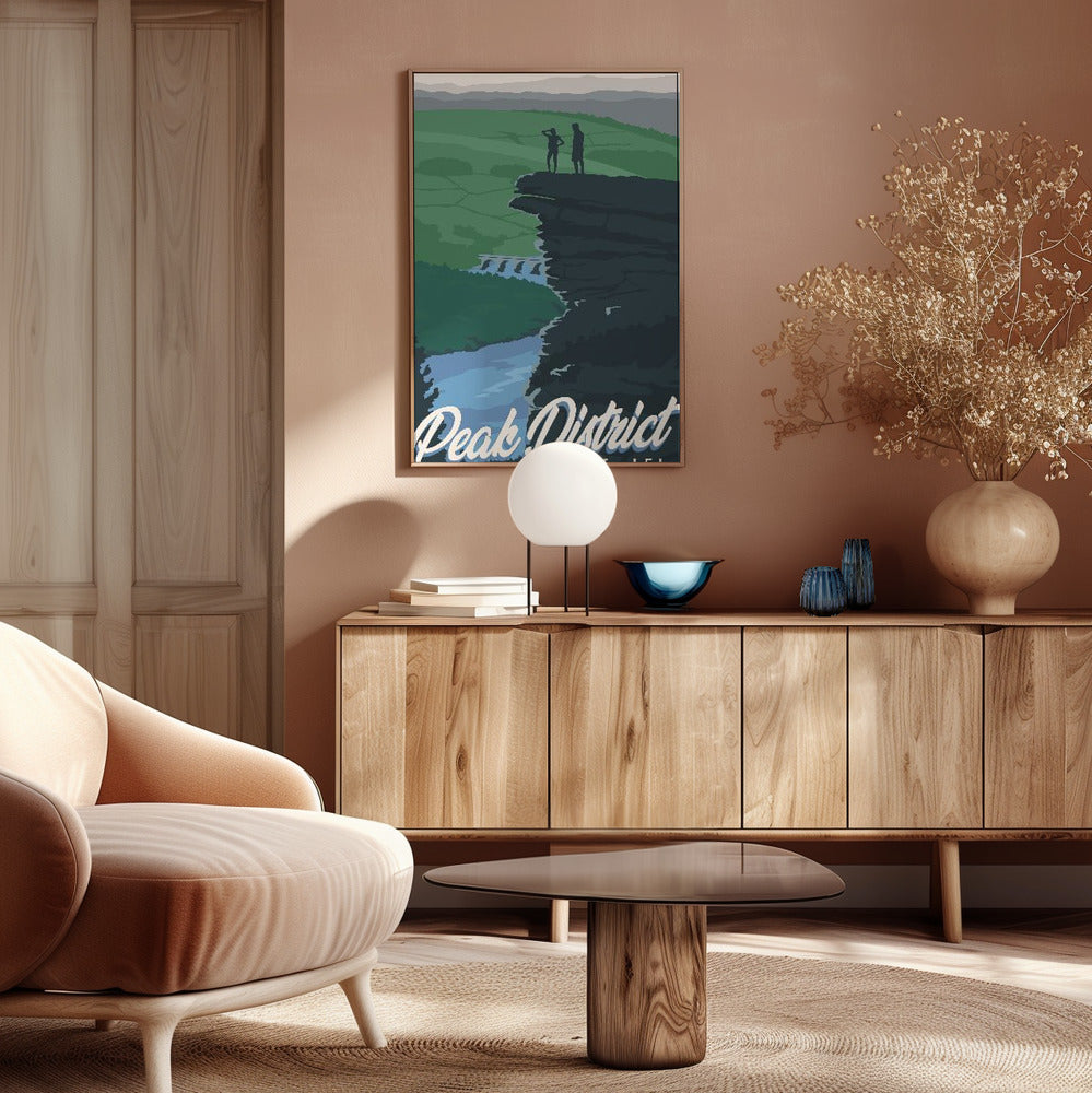 Peak District National Park Travel Print Poster