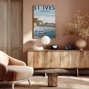 St Ives Travel Print Poster