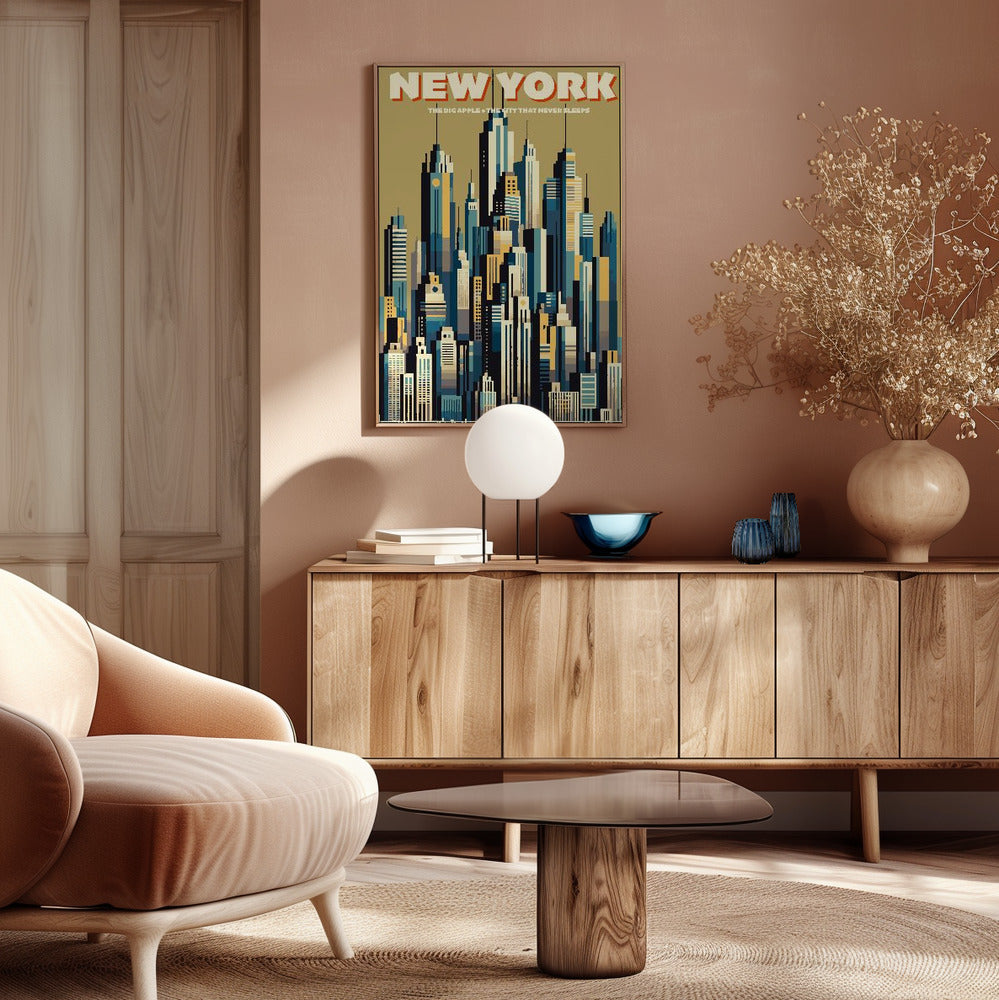 New York Skyline Poster