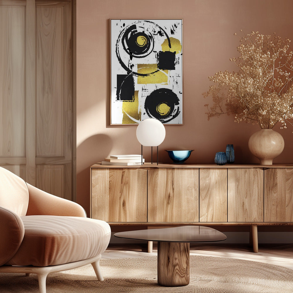 ABSTRACT ART Geometry Poster