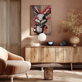 Scary Bunny Poster