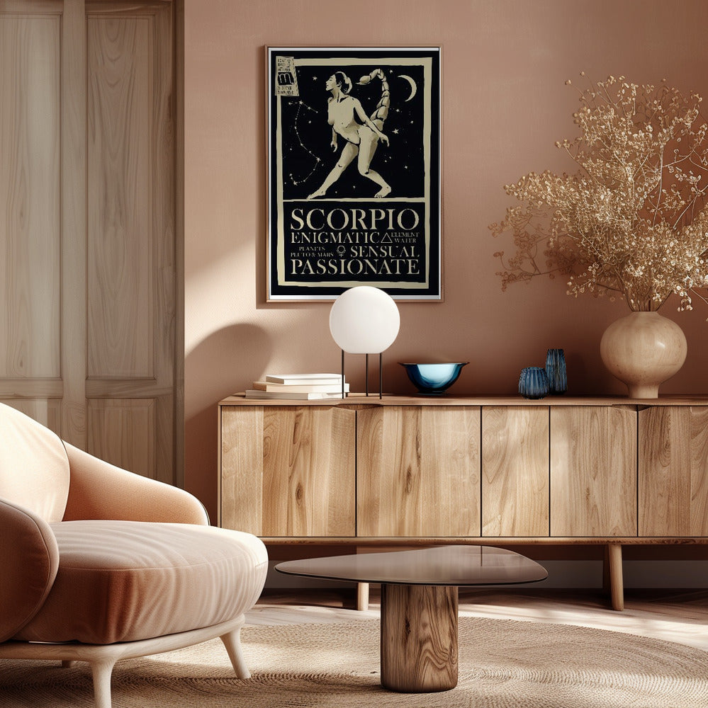 Scorpio Print Poster