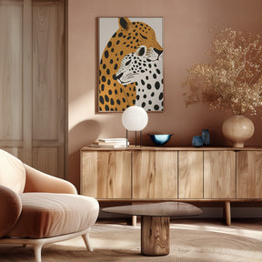 Leopard Mom Poster