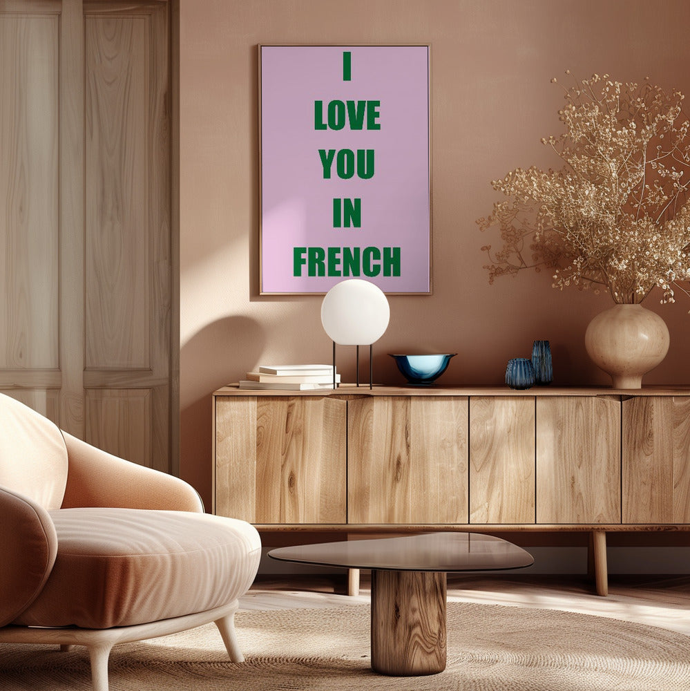 Frenchlovegreen Ratioiso Poster