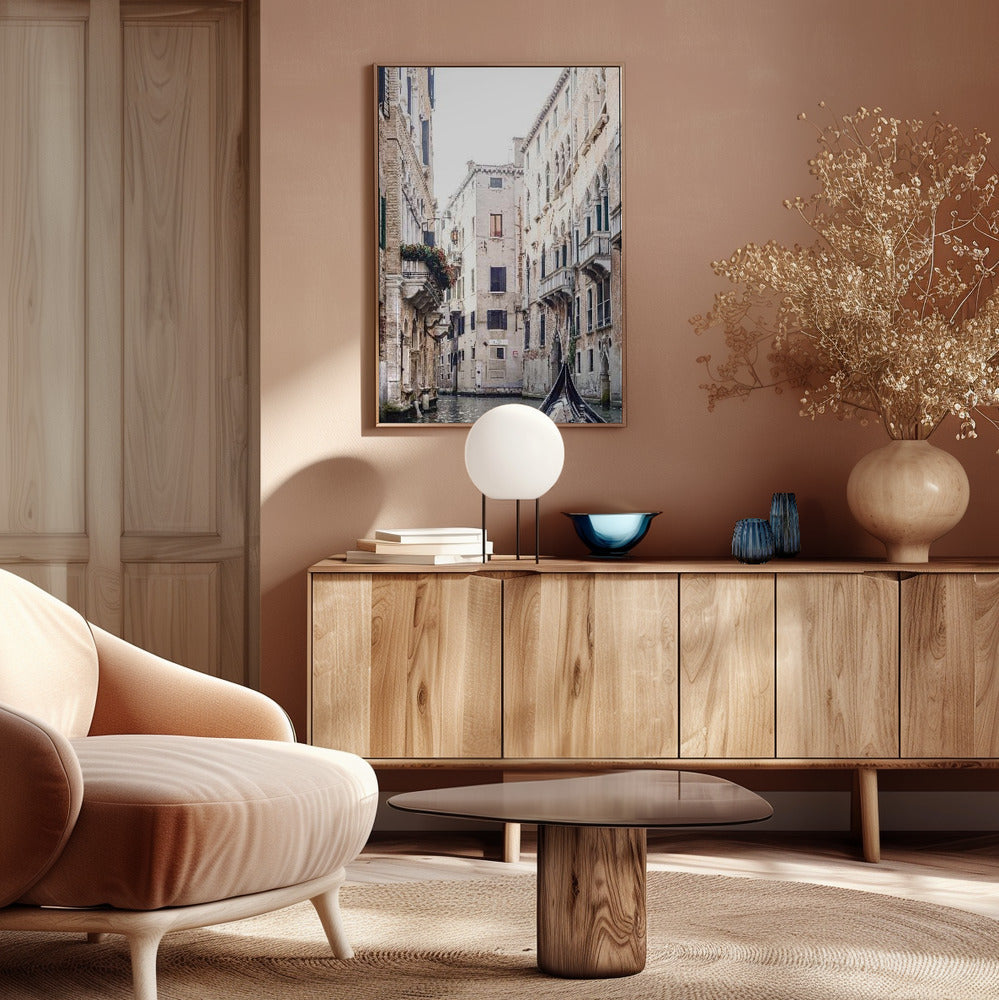 Venice Gondols and Houses