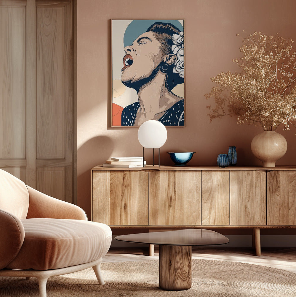 Billie Holiday Portrait Poster