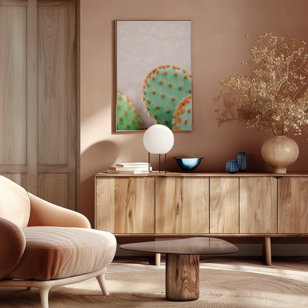 Cacti Pastel Tones Poster