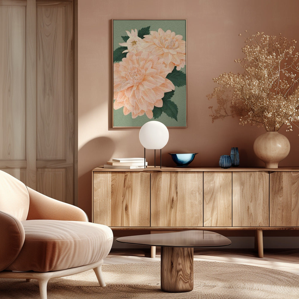 Aqua•real Canvas   Chiffon 2 Poster