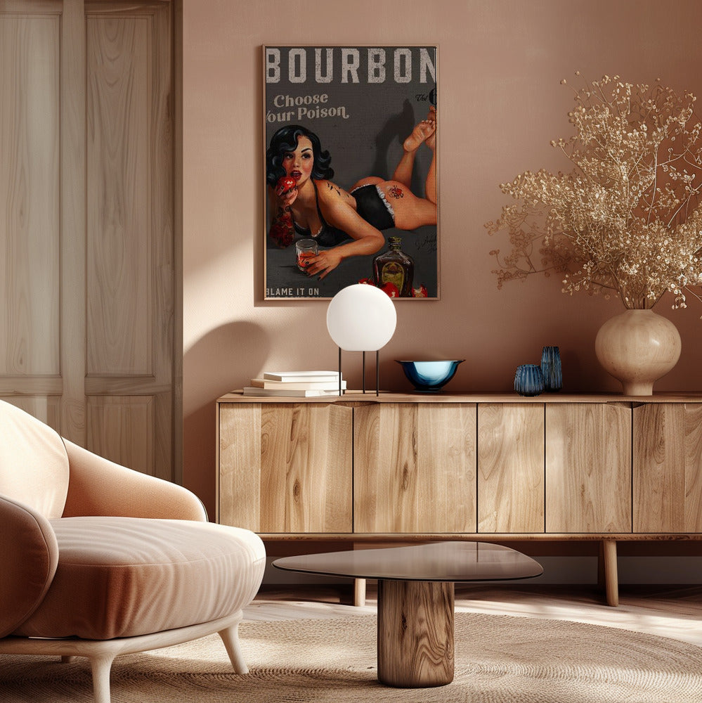 Babes of Bourbon Vol 6 Choose Your Poison Sexy Pinup Poster