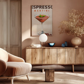 Espresso Martini Cocktail Bar Decor Poster