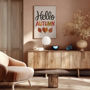 Hello Autumn Poster