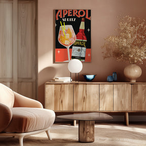 Aperol Spritz_Black Poster