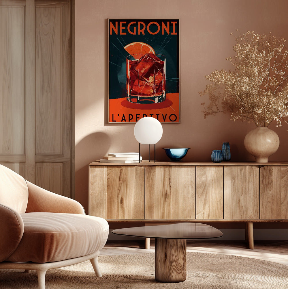 Negroni L&#039; Apertivo Poster