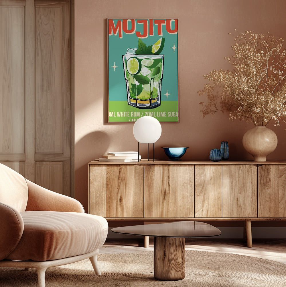 Mojito Cocktail Poster