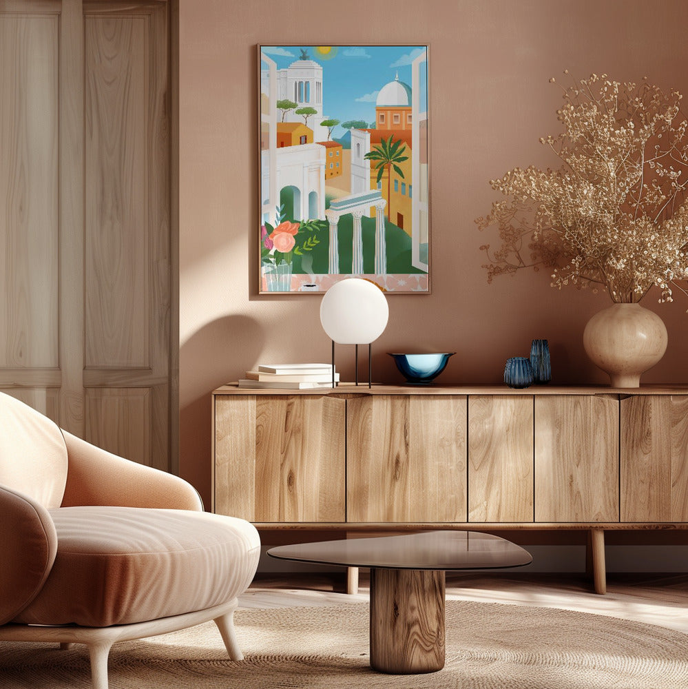 Emily In Rome Poster