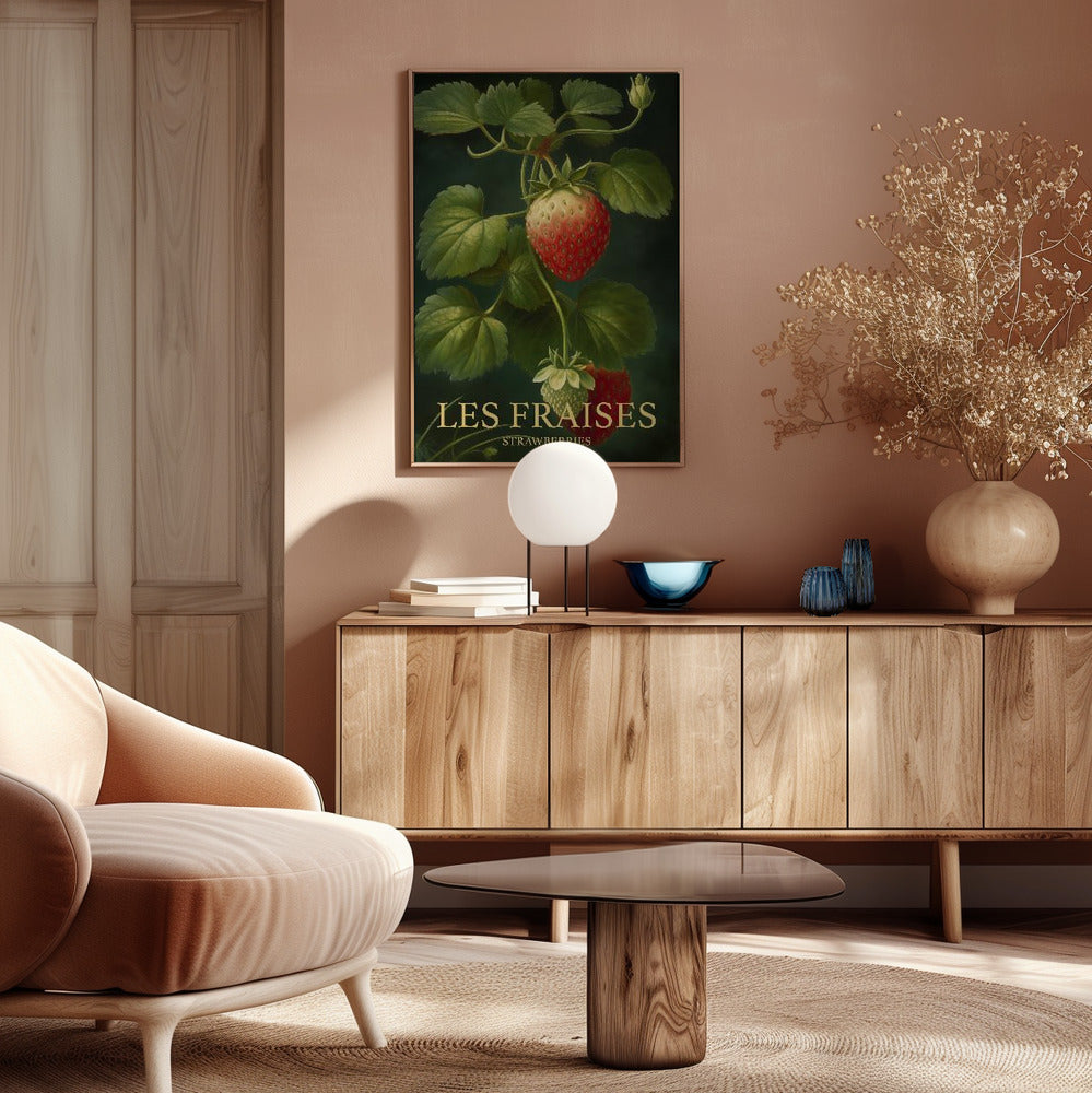 Les Fraises - Strawberries Poster