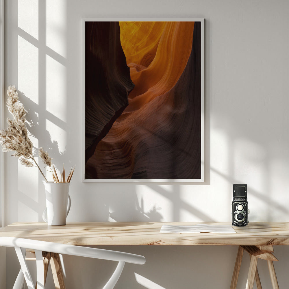 Antelope Canyon 3 Poster