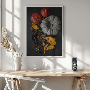 Autumn on the table Poster