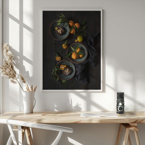 Mandarine chocolate roll Poster