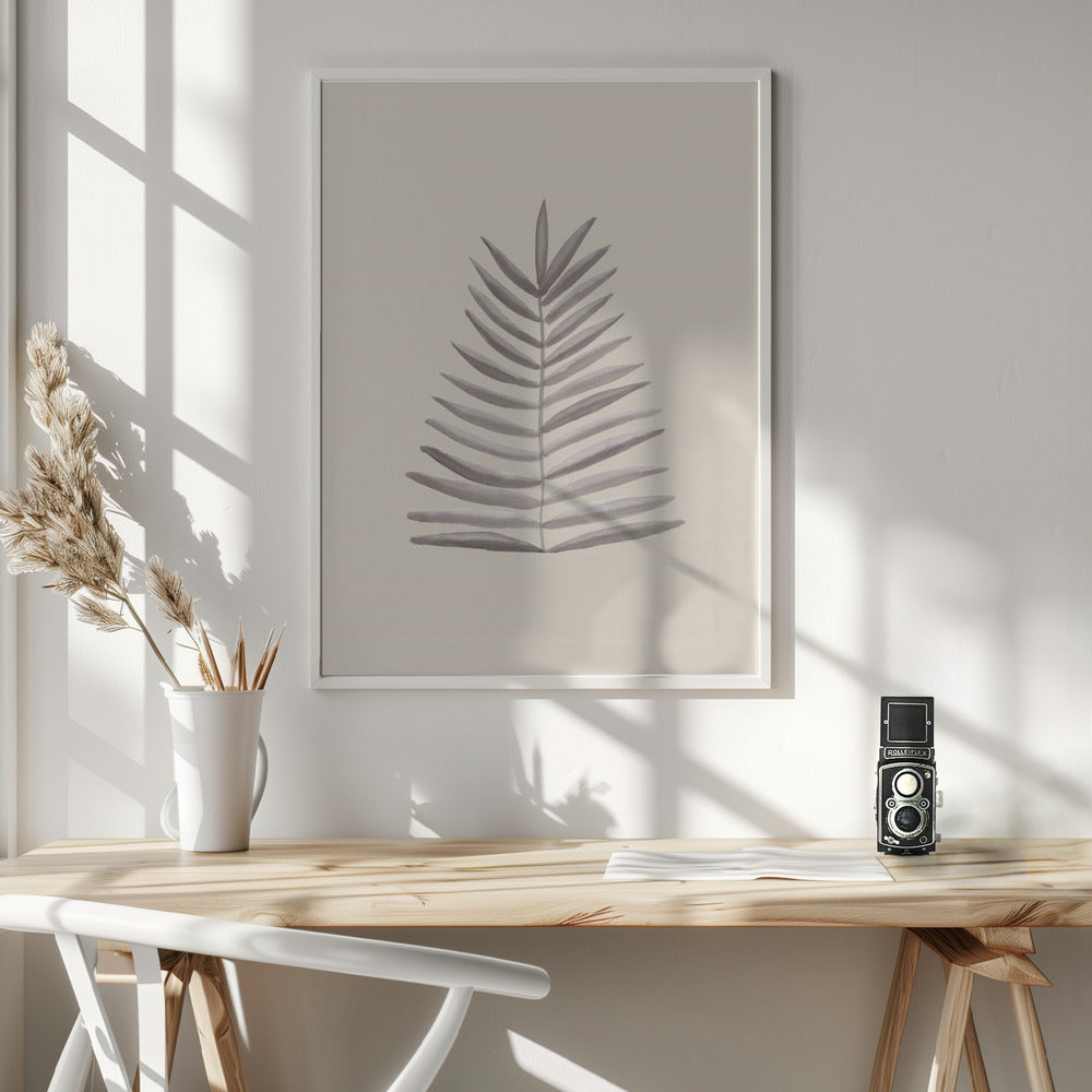 Palm Leaf Ink Poster