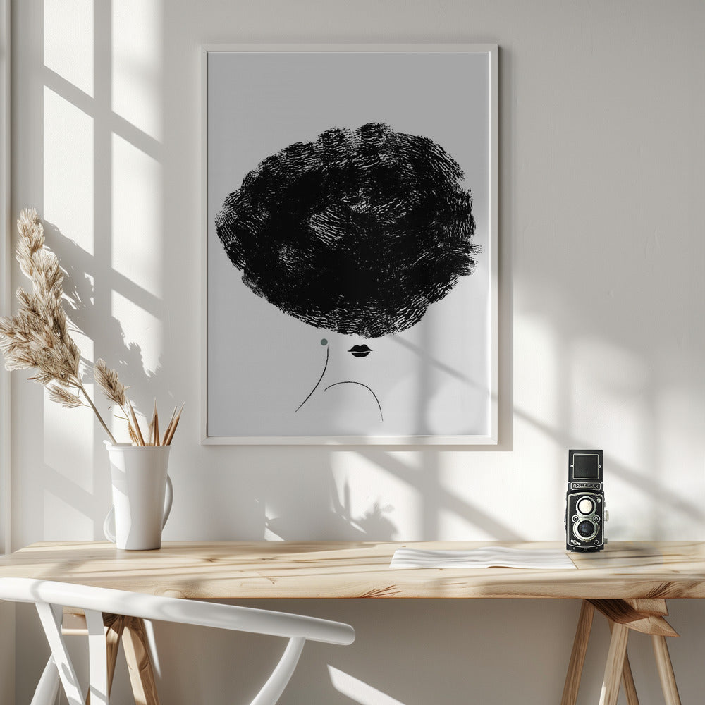 Ballerina Hair Poster