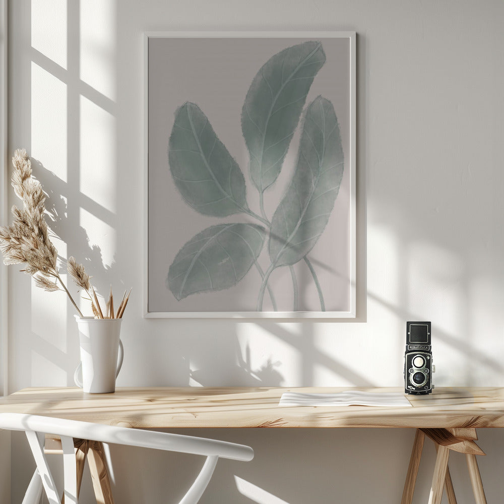 Leaves Watercolor Poster