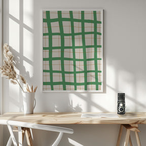 Green Grid Poster