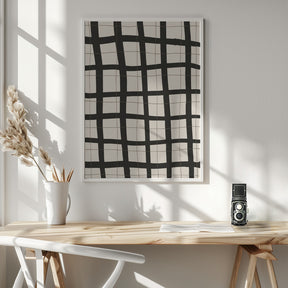 Black Grid Poster