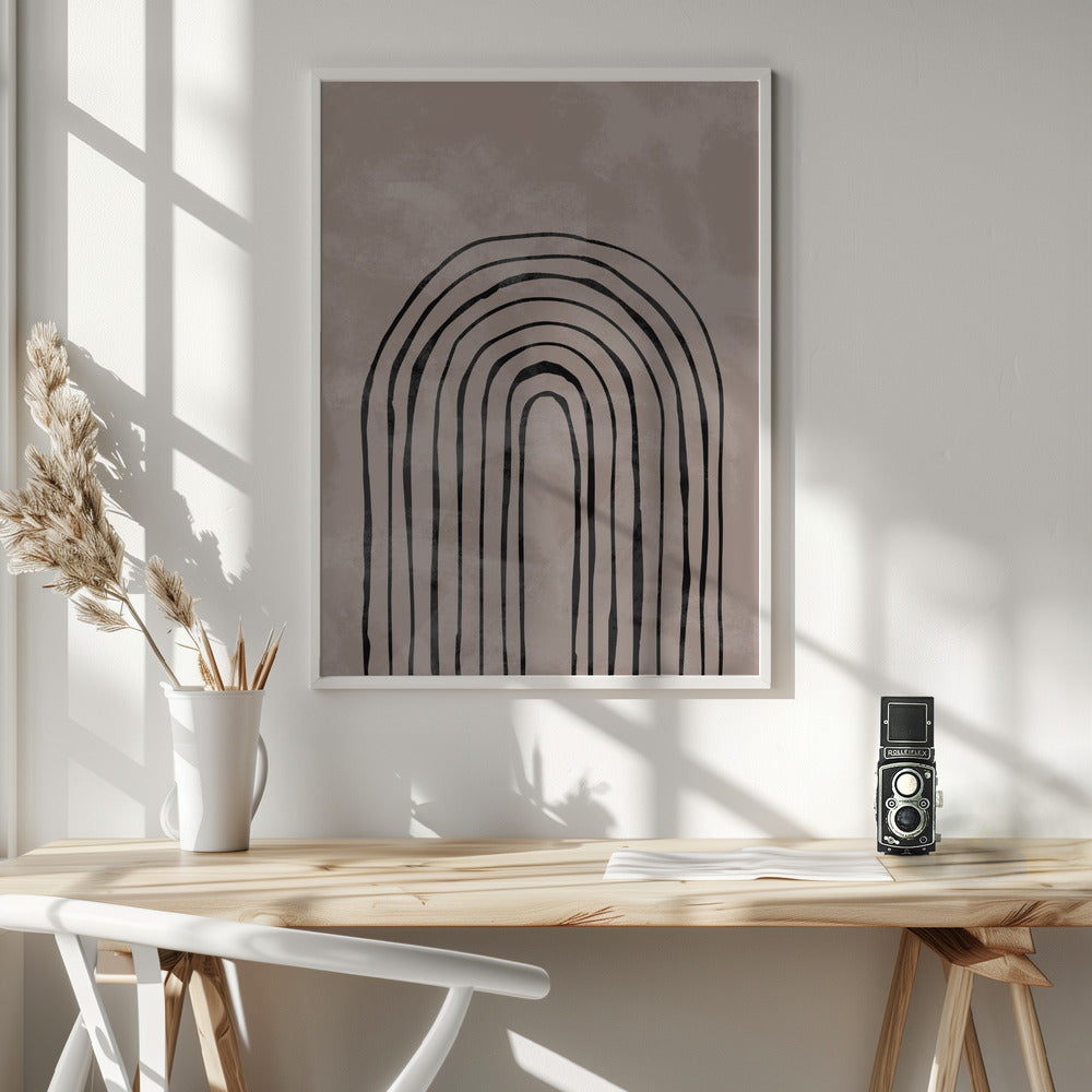 Arch_one way_004_black Poster