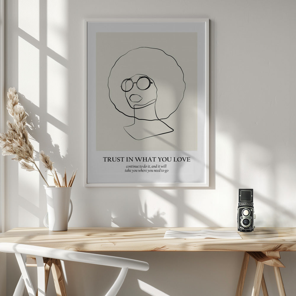 Line art Poster