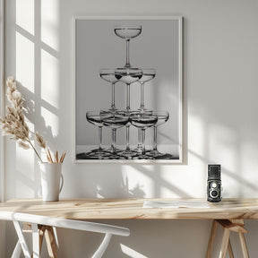 Champagne tower_6 Poster