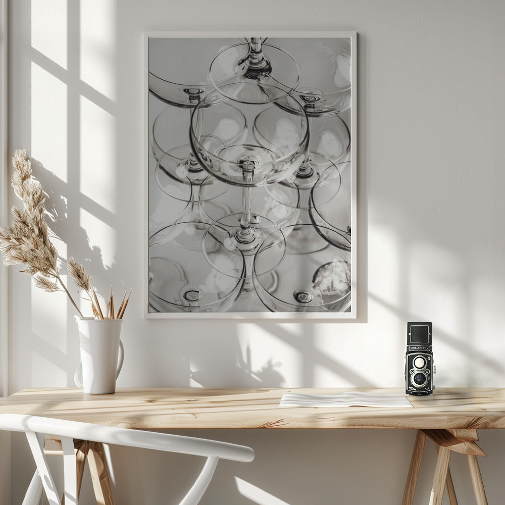 Champagne tower_7 Poster