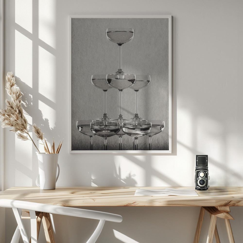 Champagne tower_9 Poster