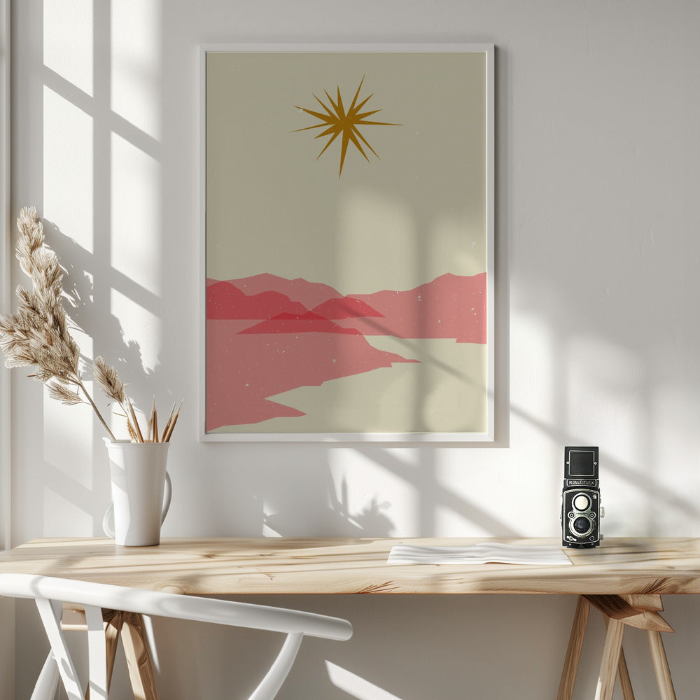 Sunny landscape Poster