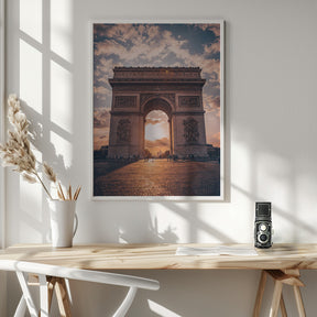 Golden Arc of Paris Poster