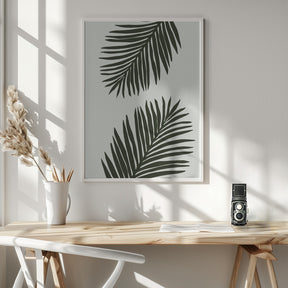 PALM LEAF 04 GREEN Poster