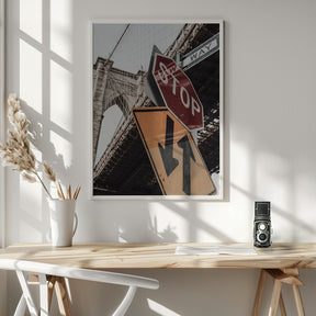 Brooklyn Bridge Stop Poster