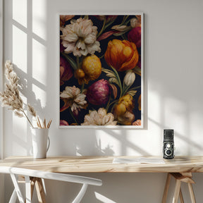 Romantic Flowers Poster